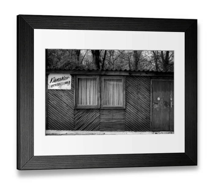Framed Print : Germany, Berlin, 25 April 1992, Kuenstlerversorgung, open-air stage in Volkspark Friedrichshain, Europe