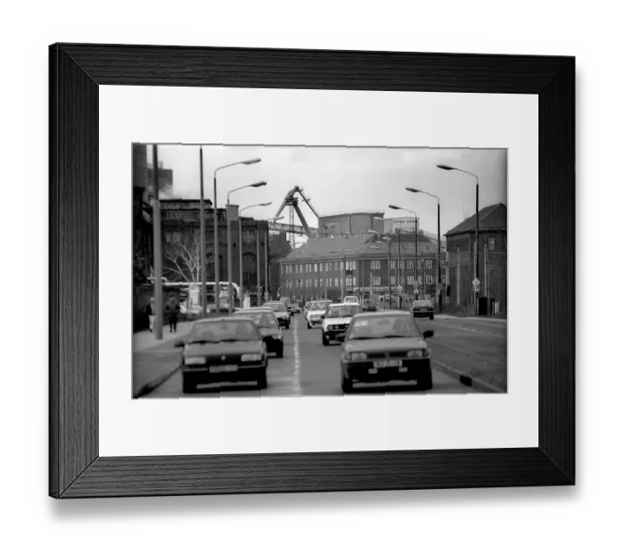 Framed Print : Germany, Berlin, 23.03.1992, Rummelsburger Landstrasse