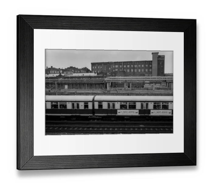 Framed Print : Germany, Berlin, 03.04.1992, former slaughterhouse on Landsberger Allee (formerly Leninallee)