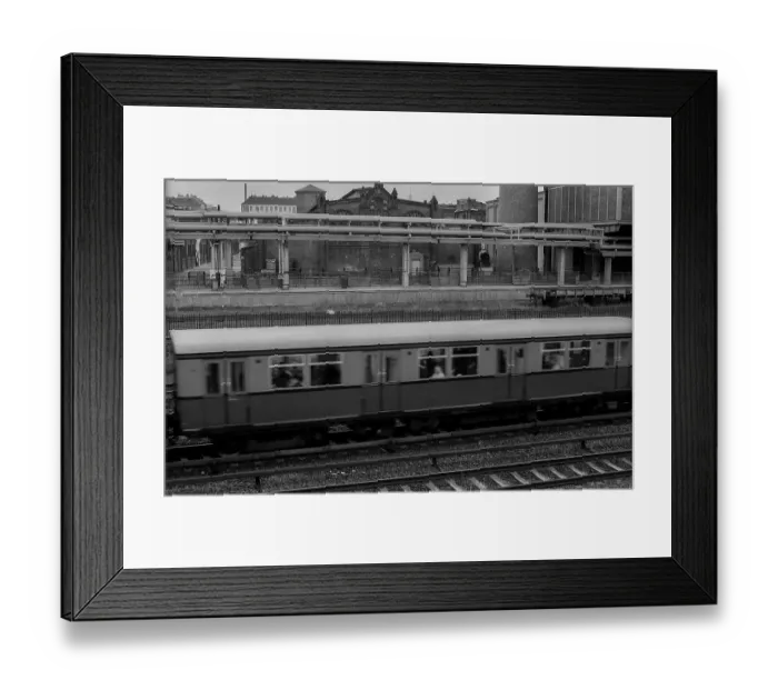 Framed Print : Germany, Berlin, 03.04.1992, former slaughterhouse on Landsberger Allee (formerly Leninallee)