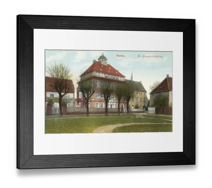 Framed Print : Historical postcard, picture postcard