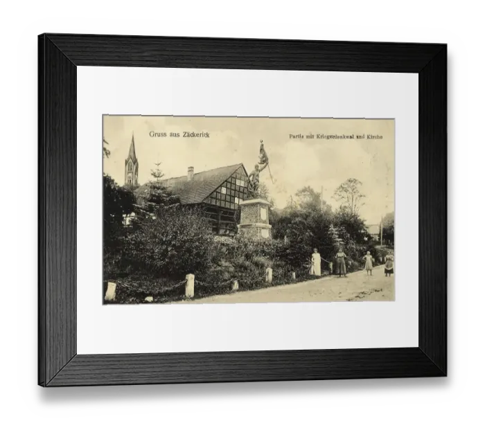 Framed Print : Historical postcard, picture postcard