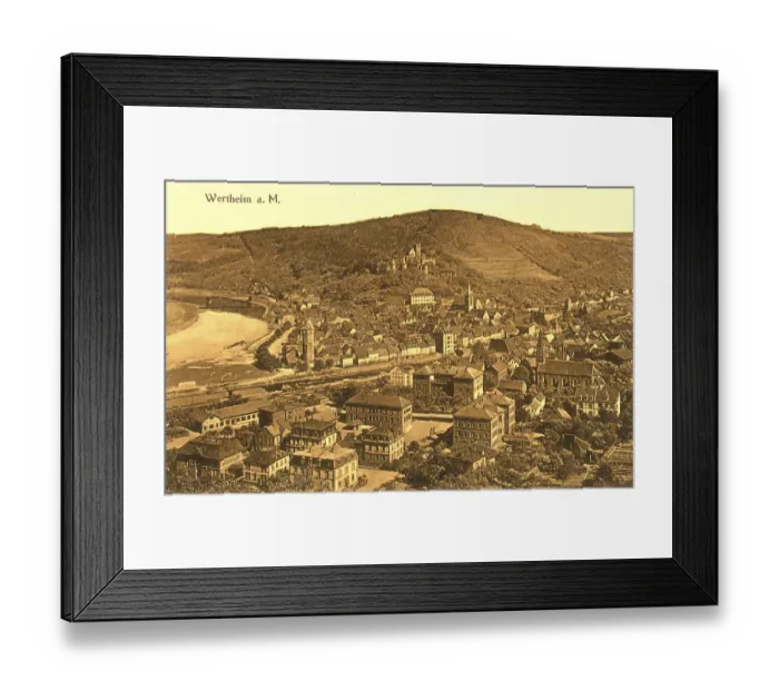 Framed Print : Historical postcard, picture postcard