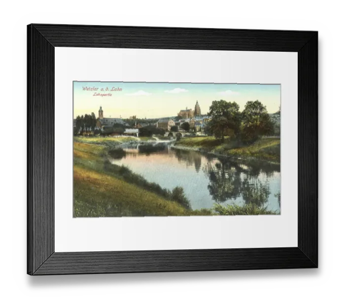 Framed Print : Historical postcard, picture postcard