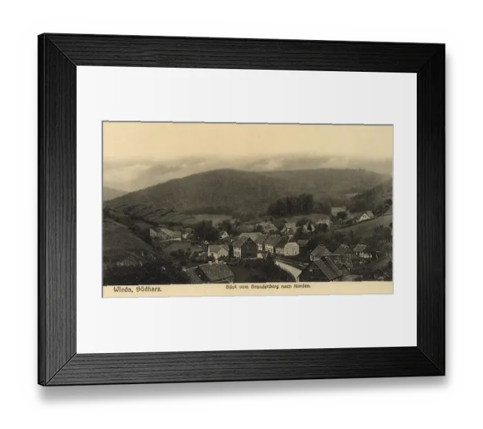 Framed Print : Historical postcard, picture postcard