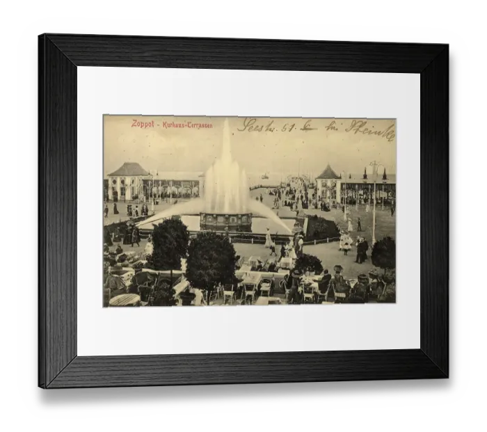 Framed Print : Historical postcard, picture postcard