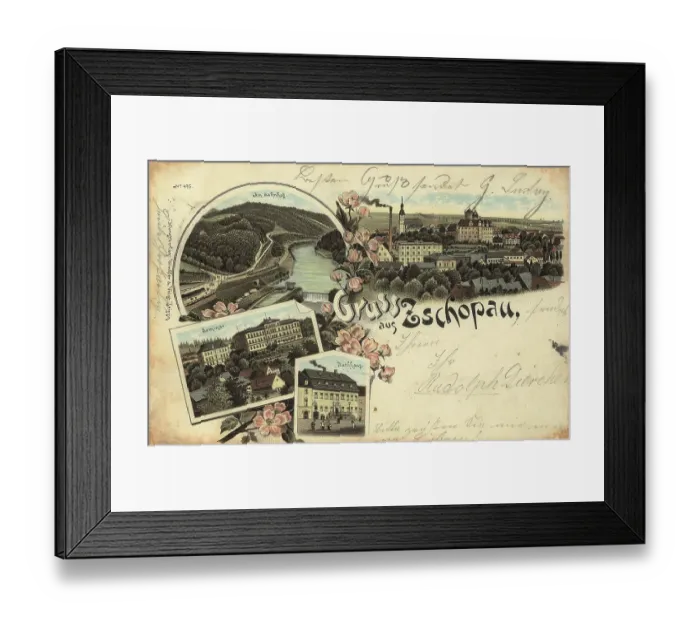 Framed Print : Historical postcard, picture postcard Framed Print : Historical postcard, picture postcard