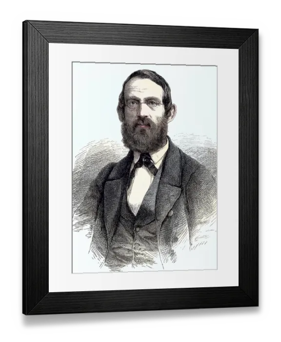 Framed Print : Matthaeus Friedrich Chemnitz, 1815-1870