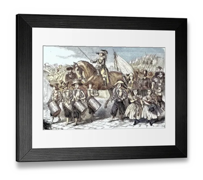 Framed Print : The Children's Fair of Dinkelsbuehl Framed Print : The Children's Fair of Dinkelsbuehl