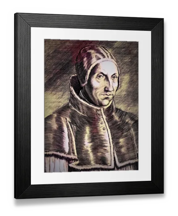 Framed Print : Pope Adrian VI, Adriano VI, Hadrian VI