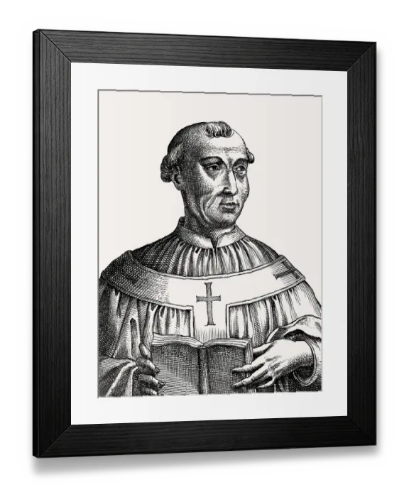 Framed Print : Pope Adrian III or Hadrian III Framed Print : Pope Adrian III or Hadrian III