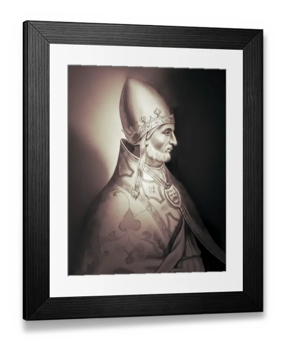 Framed Print : Pope Adrian IV or Hadrian IV, Adrianus IV Framed Print : Pope Adrian IV or Hadrian IV, Adrianus IV
