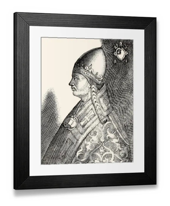 Framed Print : Pope Alexander III, Alessandro III, c Framed Print : Pope Alexander III, Alessandro III, c