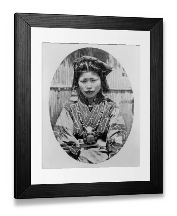 Framed Print : The Ainu (アイヌ?)