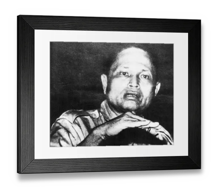 Framed Print : Thakin Soe split with the main Communist party of Burma in August 1946 and set up the Communist Party (Red Flag) Framed Print : Thakin Soe split with the main Communist party of Burma in August 1946 and set up the Communist Party (Red Flag)