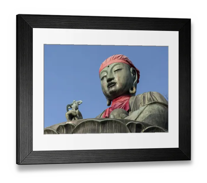 Framed Print : Bronze Nurebotoke, Wet Mizo, Statue Framed Print : Bronze Nurebotoke, Wet Mizo, Statue