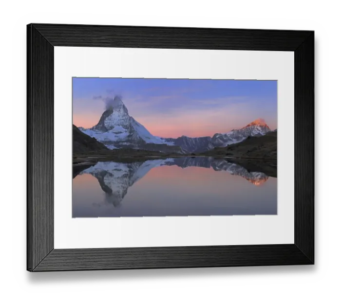 Framed Print : Matterhorn reflected in the Riffelsee