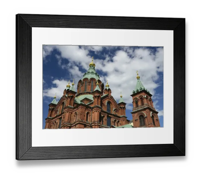 Framed Print : Russian Orthodox Uspenski Cathedral Framed Print : Russian Orthodox Uspenski Cathedral