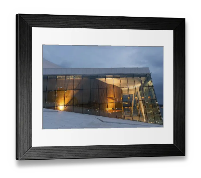 Framed Print : Oslo Konserthus, Oslo Concert Hall, Oslo, Norway, Europe