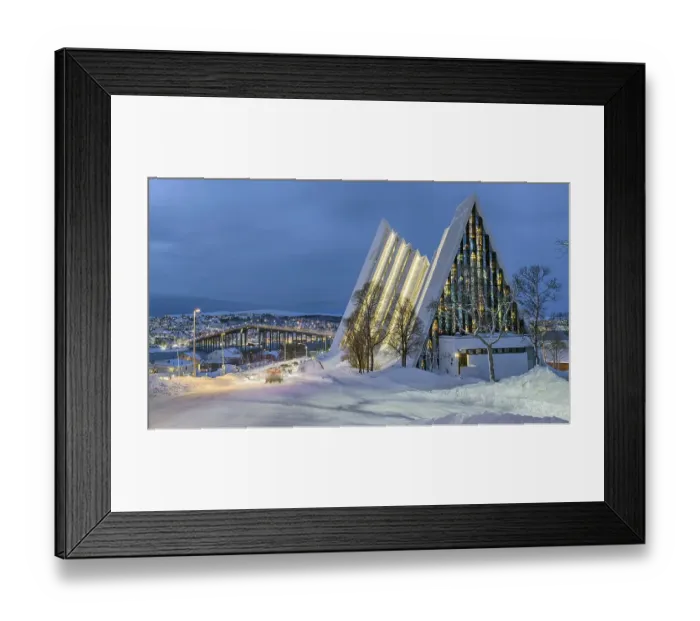 Framed Print : Arctic Sea Cathedral, Tromso, Norway, Europe