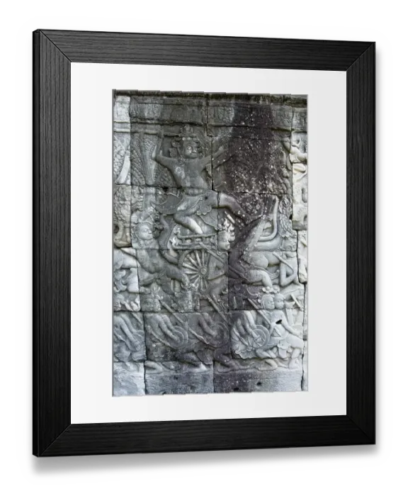 Framed Print : Procession of warriors, North-West Gallery Framed Print : Procession of warriors, North-West Gallery