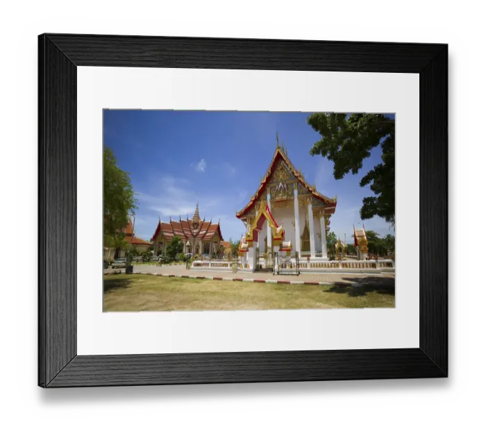 Framed Print : Pagoda, Wat Chalong, Phuket's largest temple Framed Print : Pagoda, Wat Chalong, Phuket's largest temple