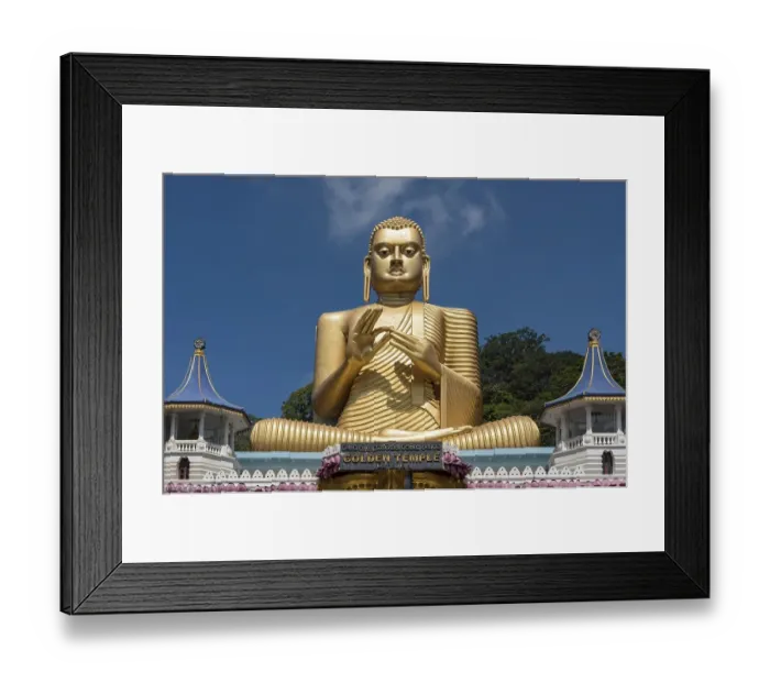 Framed Print : Buddha statue, Dambulla, Sri Lanka, Asia Framed Print : Buddha statue, Dambulla, Sri Lanka, Asia