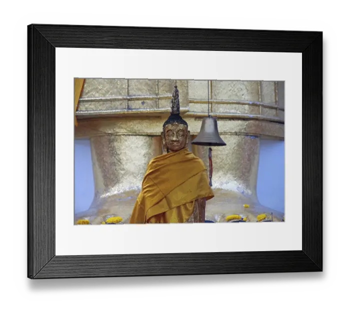 Framed Print : Buddha statue, Wat Intharawihan Framed Print : Buddha statue, Wat Intharawihan
