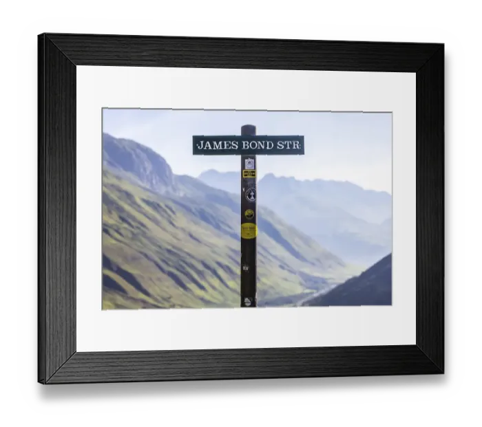 Framed Print : James Bond Goldfinger curve viewpoint on the Furka Pass