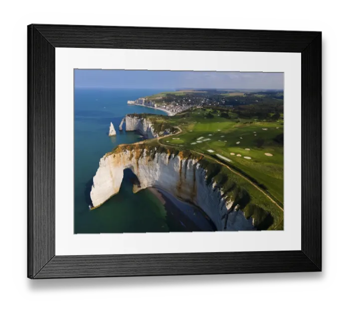 Framed Print : Aerial view, rocky coast, cliff Framed Print : Aerial view, rocky coast, cliff