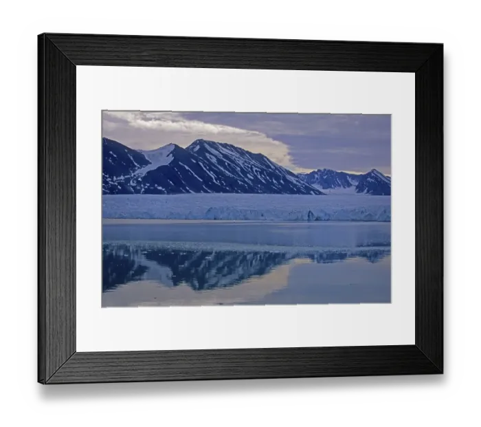 Framed Print : Glacier, reflections, close to Monaco glacier Framed Print : Glacier, reflections, close to Monaco glacier