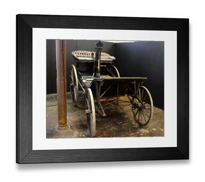 Framed Print : Cederholmaren, the oldest car in Sweden