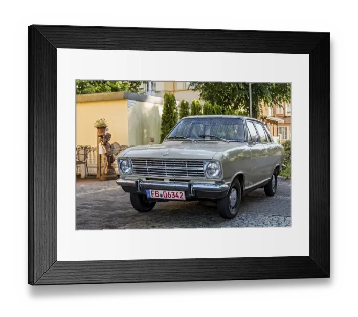 Framed Print : Oldtimer Opel Kadett type B, year of construction from 1965 Framed Print : Oldtimer Opel Kadett type B, year of construction from 1965
