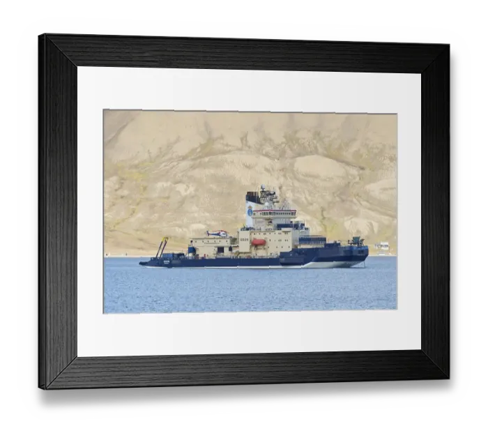 Framed Print : Oden, Swedish research vessel and icebreaker