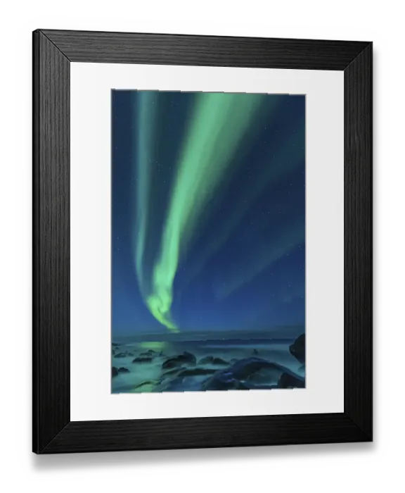 Framed Print : Northern Lights (Aurora borealis)