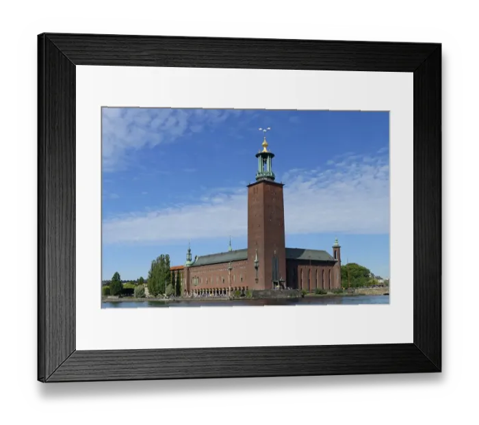 Framed Print : Town Hall, Stadshus, Stadshuset