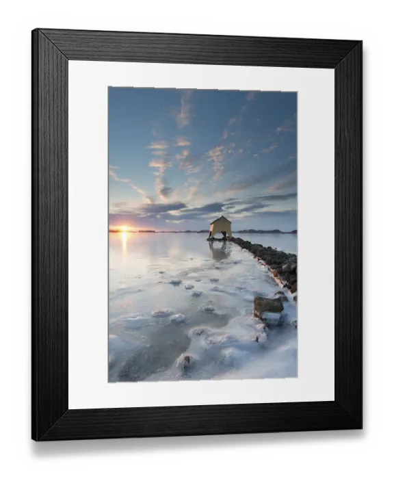 Framed Print : Frozen Hafrsfjord, Stavanger, Rogaland Framed Print : Frozen Hafrsfjord, Stavanger, Rogaland