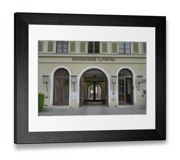 Framed Print : Hessian Parliament, City Palace