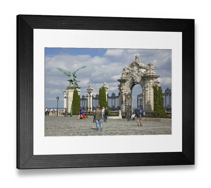 Framed Print : Habsburg Gate and mythical bird Turul Framed Print : Habsburg Gate and mythical bird Turul