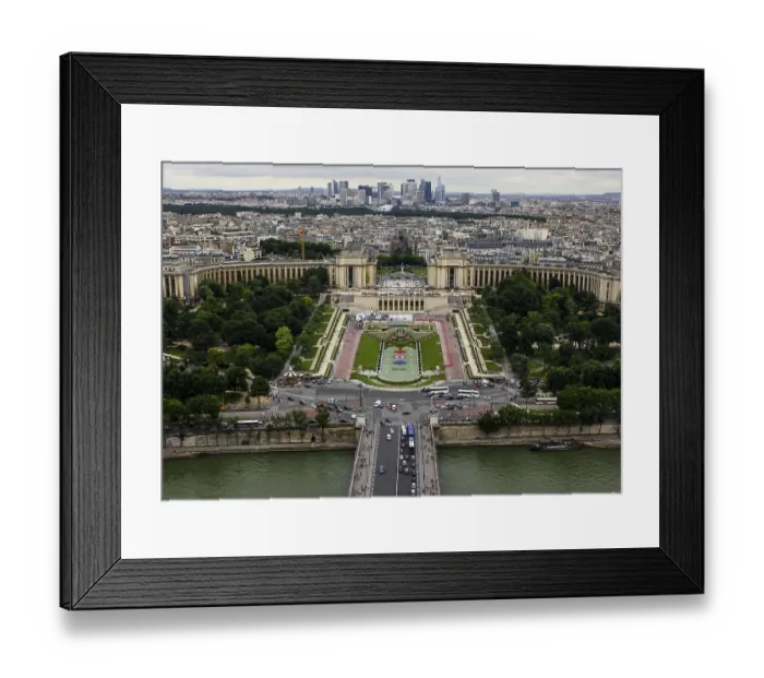 Framed Print : Jardin de Trocadero Place du Trocadero et du 11 Novembre