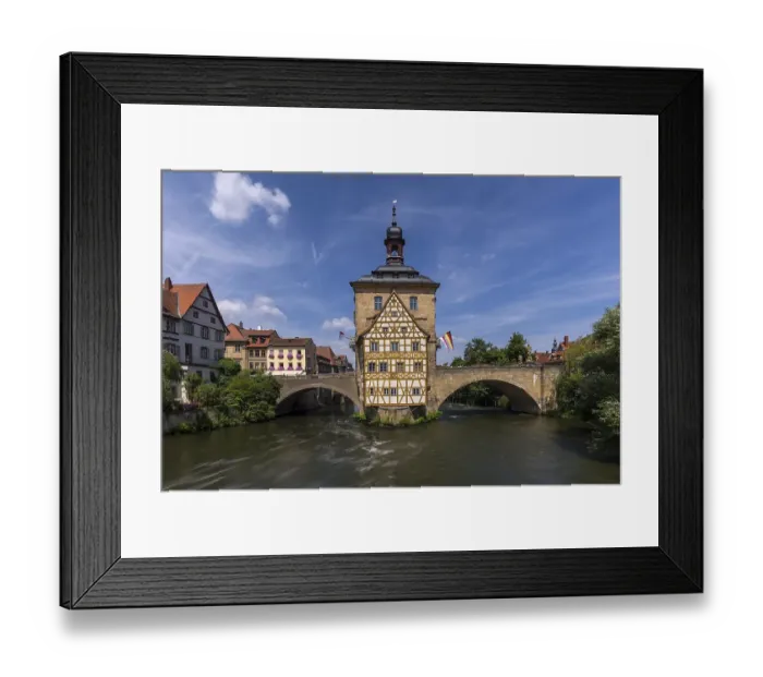 Framed Print : Old Town Hall at the Regnitz, Bamberg