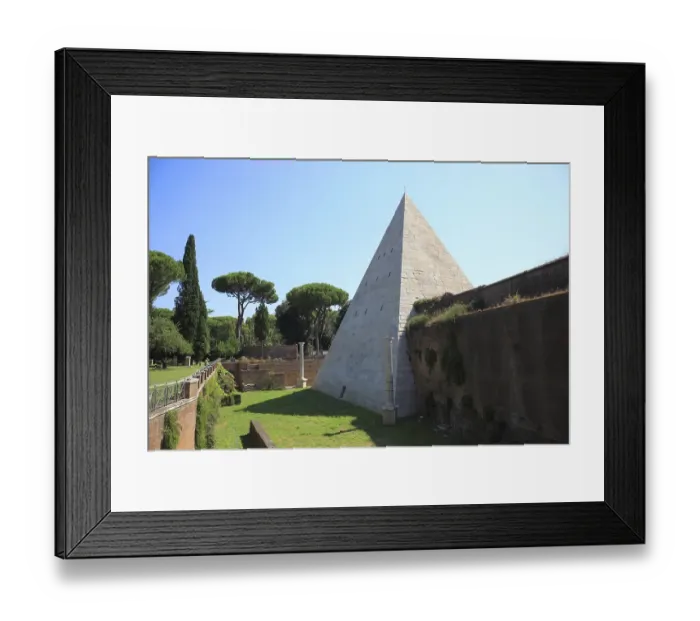 Framed Print : The Protestant Cemetery, Cimitero acattolico Framed Print : The Protestant Cemetery, Cimitero acattolico