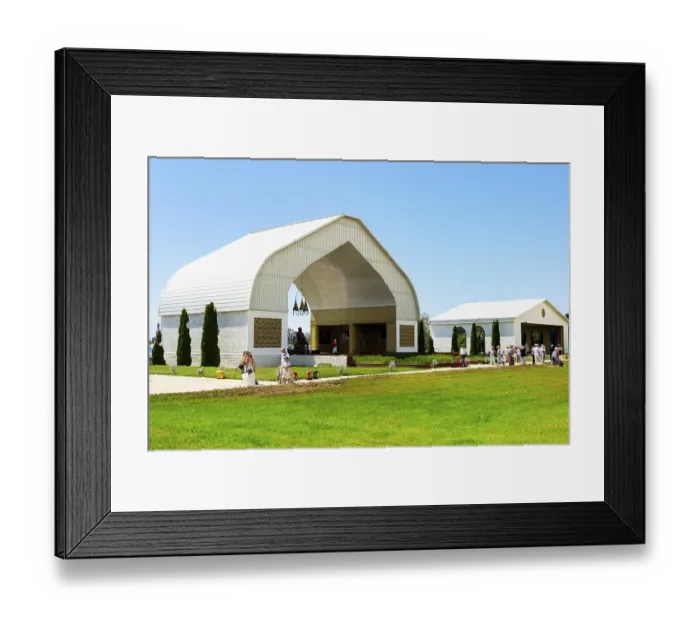 Framed Print : Ruh Ordo Cultural complex, Cholpon-Ata