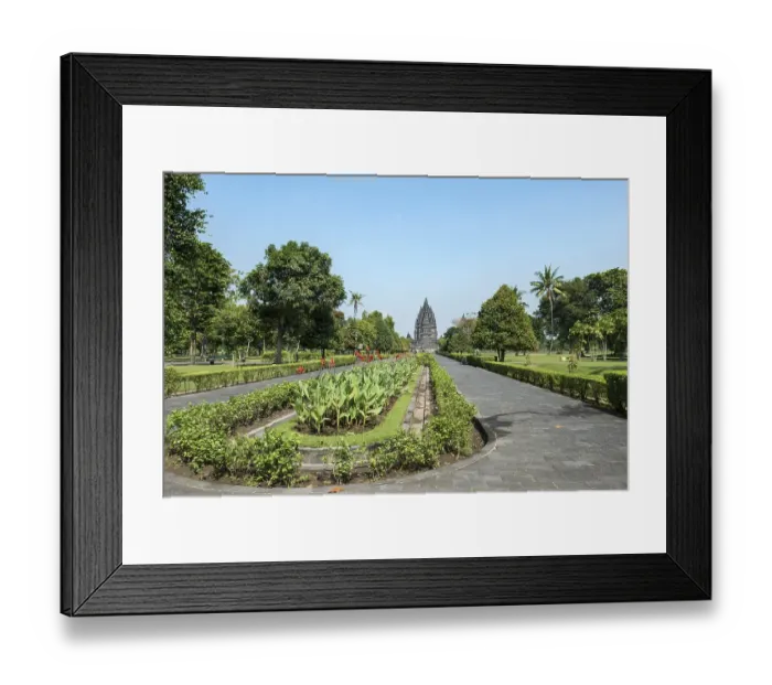 Framed Print : Prambanan Hindu Temple, Stupas Framed Print : Prambanan Hindu Temple, Stupas