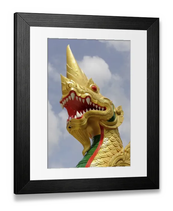 Framed Print : Dragon sculpture at the Wat Tham Sua Monastery Framed Print : Dragon sculpture at the Wat Tham Sua Monastery