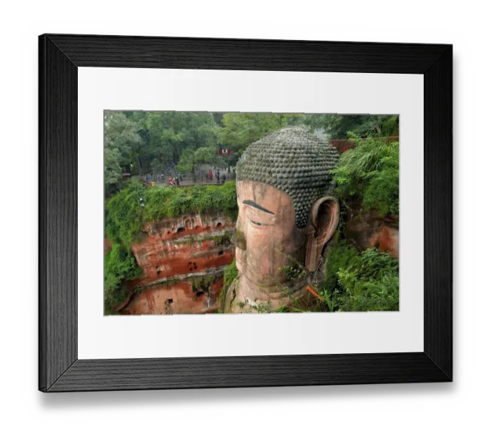 Framed Print : Largest stone Buddha statue in the world Framed Print : Largest stone Buddha statue in the world