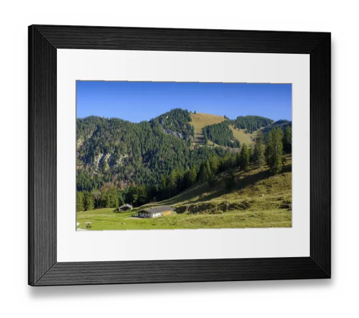 Framed Print : Raineralm under the Brecherspitze Framed Print : Raineralm under the Brecherspitze