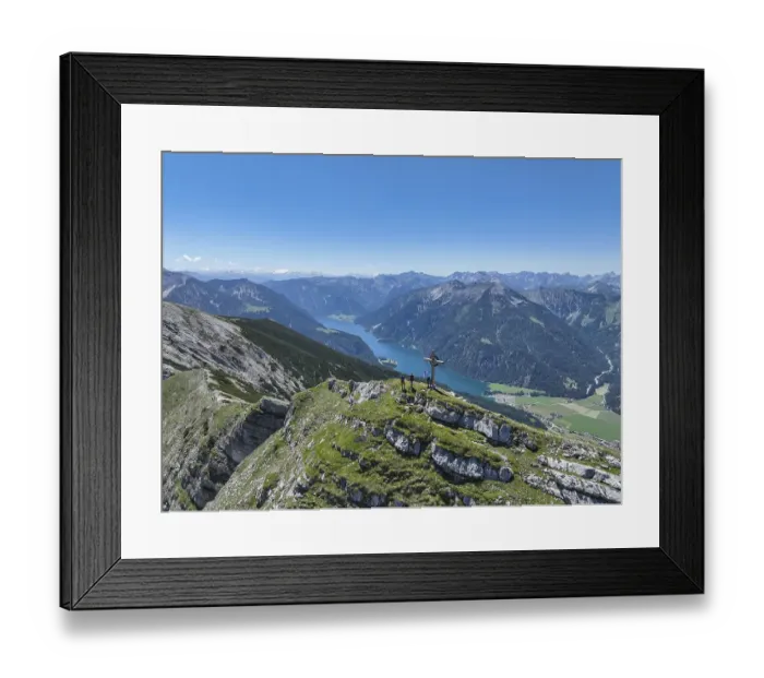 Framed Print : Aerial view, summit of the Unnuetz Framed Print : Aerial view, summit of the Unnuetz