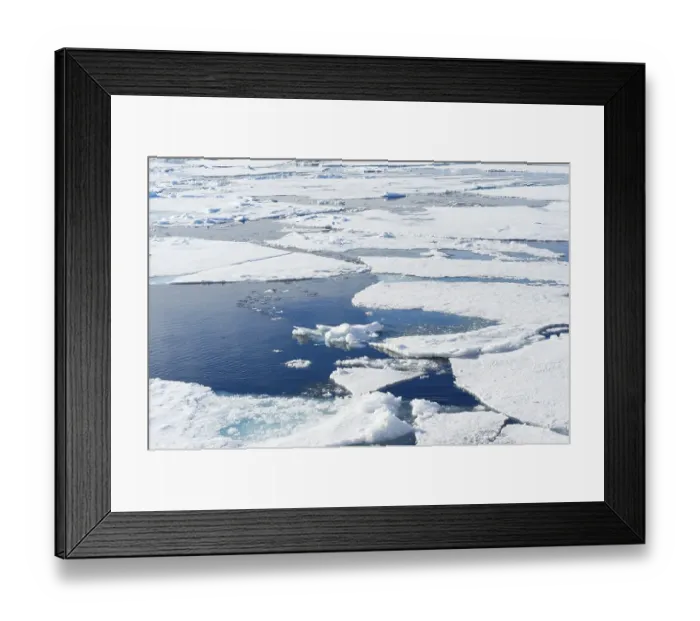 Framed Print : Pack ice, Arctic Ocean, Spitsbergen Framed Print : Pack ice, Arctic Ocean, Spitsbergen