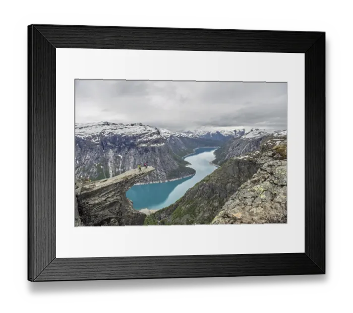 Framed Print : Trolltunga, Troll's Tongue